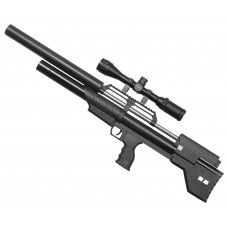 Пневматическая винтовка KrugerGun Bullpup Снайпер 5.5 мм (580 мм, 510 резервуар, пластик, прямоток)