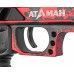 Пневматическая винтовка Ataman M20 650 Ultra-C 6.35 мм (алюминий, редуктор, под полнотел, красный)