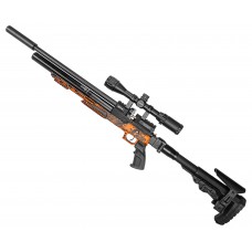 Пневматическая винтовка Ataman M20 650 Ultra-C 6.35 мм (алюминий, редуктор, под полнотел, оранжевый)