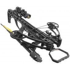 Арбалет блочный Man Kung XB65 BK (черный, кивер, 4 стрелы, прицел, крепеж, воск, натяжитель)