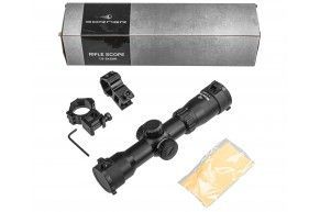 Оптический прицел Borner 1.5-5x32 (для арбалета, подсветка, 25.4 мм, Weaver)