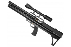 Уценка Пневматическая винтовка Alfa Dobermann Буллпап 6.35 мм (450 мм, полигональные нарезы, передний взвод, уценка)