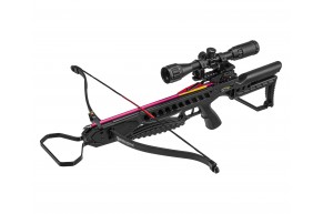 Арбалет рекурсивный Man Kung MK XB21BK (черный, 2 стрелы, воск, стрингер)