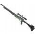Пневматическая винтовка Ataman M20SD 650 Tactical Carbine 6.35 мм (алюминий, зеленый, под полнотел, редуктор)