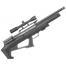 Пневматическая винтовка Huglu Effecto Zeon Black 6.35 мм (Lothar Walther, черный, кейс)