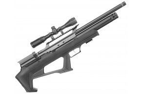 Пневматическая винтовка Huglu Effecto Zeon Black 6.35 мм (Lothar Walther, черный, кейс)