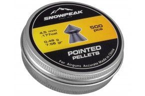 Пули пневматические Snowpeak Pointed 4.5 мм (500 шт, 0.49 грамма)