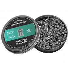 Пули пневматические Snowpeak Round 5.5 мм (250 шт, 1.01 грамм)