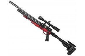 Пневматическая винтовка Ataman M20SD 650 Ultra-C 6.35 мм (алюминий, редуктор, под полнотел, красный)