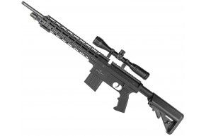 Пневматическая винтовка Borner TacPro 6.35 мм (3 Дж, черный, пластик, PCP)