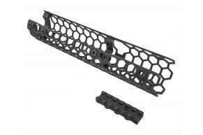 Тактическое цевье Гексагон для АК-104 и АК-105 (Сайга 033, 250 мм, Д16Т)