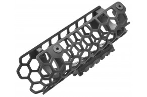 Тактическое цевье Гексагон для АКС-74У (152 мм, Д16Т)