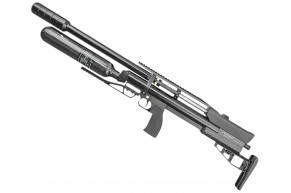 Пневматическая винтовка Dobermann Alfa Hunter 6.35 мм (600 мм, колба 0.5 л, полигонал, редуктор, прямая рукоять)