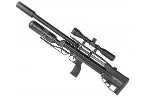 Пневматическая винтовка Dobermann Alfa Hunter 6.35 мм (600 мм, колба 0.36 л, полигонал, прямоток, прямая рукоять)