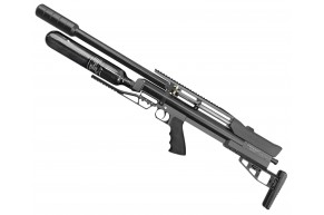 Пневматическая винтовка Dobermann Alfa Hunter 6.35 мм (600 мм, колба 0.5 л, полигонал, редуктор, рукоять под углом)