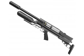 Пневматическая винтовка Dobermann Alfa Hunter 6.35 мм (600 мм, колба 0.36 л, полигонал, редуктор, рукоять под углом)