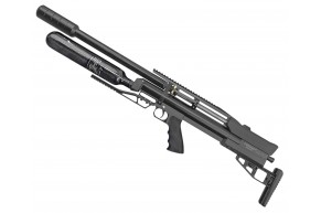 Пневматическая винтовка Dobermann Alfa Hunter 6.35 мм (600 мм, колба 0.5 л, полигонал, прямоток, рукоять под углом)