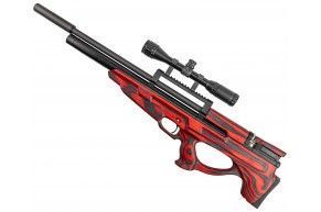 Пневматическая винтовка Ataman Bull-Pup M20SD 648 L9 6.35 мм (ламинат, красный, редуктор, под полнотел)