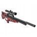 Пневматическая винтовка Ataman Bull-Pup M20SD 648 L9 6.35 мм (ламинат, красный, редуктор, под полнотел)
