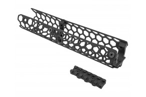 Тактическое цевье Гексагон для Витязь ПП-19-01 (Сайга-9, TR9, 285 мм, алюминий)