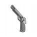 Пневматический пистолет Borner P210-B 4.5 мм (black, CO2, Blowback)