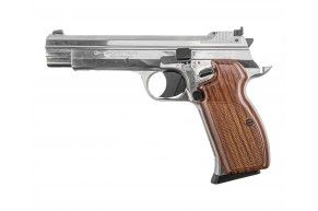 Пневматический пистолет Borner P210-S 4.5 мм (silver, CO2, Blowback)