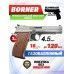 Пневматический пистолет Borner P210-S 4.5 мм (silver, CO2, Blowback)
