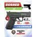 Пневматический пистолет Borner M22 4.5 мм (CO2, Glock)