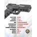 Пневматический пистолет Borner M22 4.5 мм (CO2, Glock)