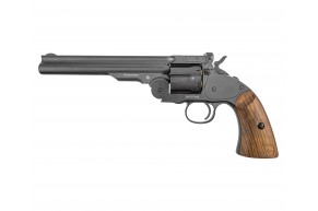 Пневматический револьвер Borner Schofield 4.5 мм (CO2, black, BB)