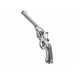 Пневматический револьвер Borner WS 4.5 мм (Webley Scott, silver, BB)