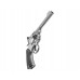 Пневматический револьвер Borner WS 4.5 мм (Webley Scott, silver, BB)