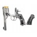 Пневматический револьвер Borner WS 4.5 мм (Webley Scott, silver, BB)