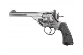 Пневматический револьвер Borner WS 4.5 мм (Webley Scott, silver, BB)