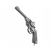 Пневматический револьвер Borner WS 4.5 мм (Webley Scott, black, BB)