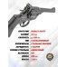 Пневматический револьвер Borner WS 4.5 мм (Webley Scott, black, BB)