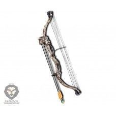 Лук детский блочный хаки 9кг (кивер, 2 стрелы, напальчник, крага)