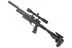 Пневматический пистолет Ataman M20SD.NG.644 Pocket Gun 6.35 мм (приклад, полнотел, бук, красный)