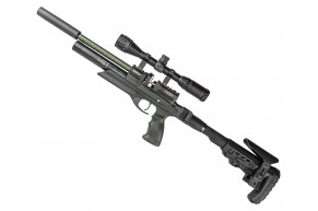 Пневматический пистолет Ataman M20SD.NG.644 Pocket Gun 6.35 мм (приклад, полнотел, бук, зеленый)