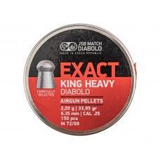 Пули пневматические JSB Exact King Heavy 6.35 мм (2.2 г, 150 шт)