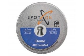 Пули пневматические Spoton Dome 4.5 мм (400 шт, 0.67 г)