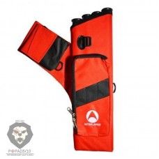 Колчан поясной advanced (красный)