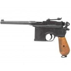 Макет пистолета Denix D7/M-1024 Mauser C 96 (ММГ, деревянная рукоять)
