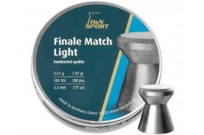 Пули пневматические H&N Finale Match Light 4.5 мм (500 шт, 0.51 грамма)