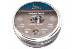 Пули пневматические H&N Hollow Point 4.5 мм (500 шт, 0.46 г)