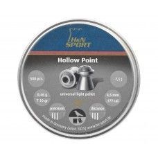 Пули пневматические H&N Hollow Point 4.5 мм (500 шт, 0.46 г)
