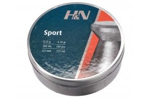 Пули пневматические H&N Sport 4.5 мм (500 шт, 0.53 грамм)
