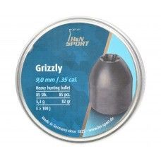 Пули пневматические H&N Grizzly 9 мм (85 шт, 5.3 г)
