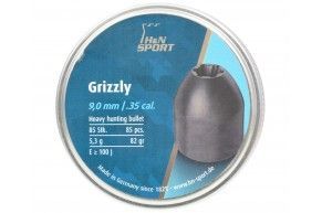 Пули пневматические H&N Grizzly 9 мм (85 шт, 5.3 г)