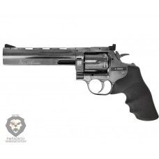 Пневматический револьвер ASG Dan Wesson 715-6 Steel Grey (пулевой)